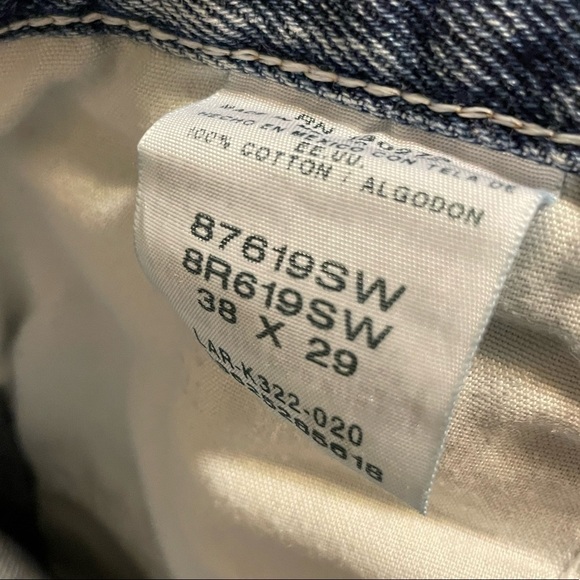 Rustler Denim Jeans Size 38x29 - Picture 2 of 5